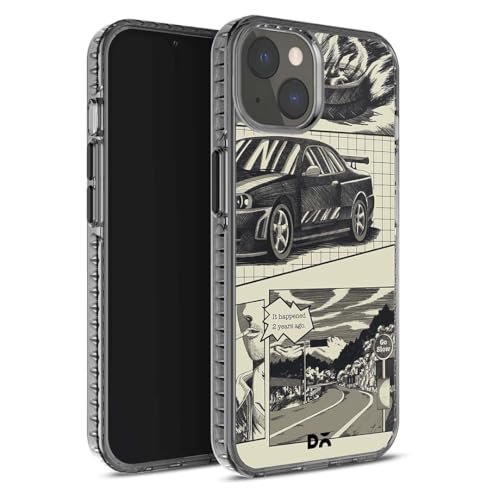 Image of DailyObjects Polycarbonate Battle Stride 2.0 Magnetic Case Cover for iPhone 15 | Compatible with Wireless Charging Slim Back Cover with Inner Magnetic Ring Shockproof, Multicolor