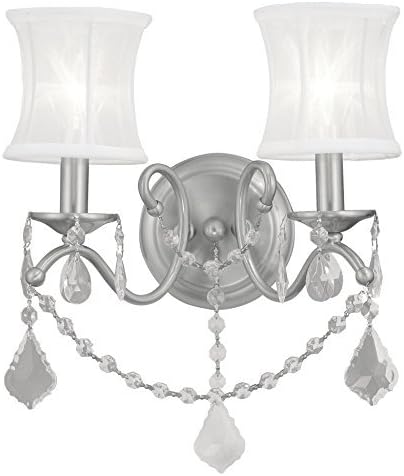 Livex Lighting 6302-91 Newcastle Brushed Nickel Wall Sconce