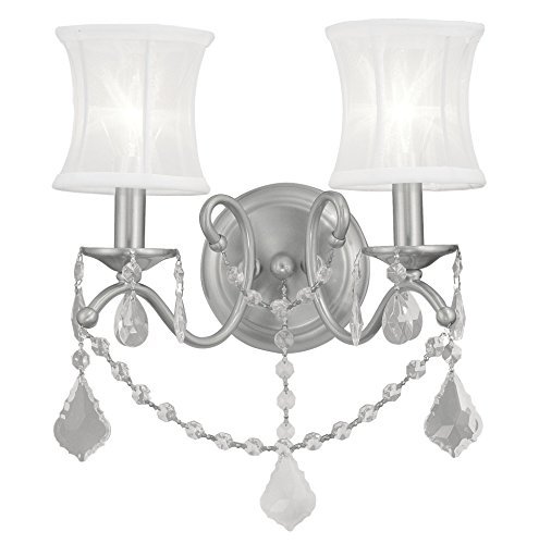 Livex Lighting 6302-91 Newcastle Brushed Nickel Wall Sconce