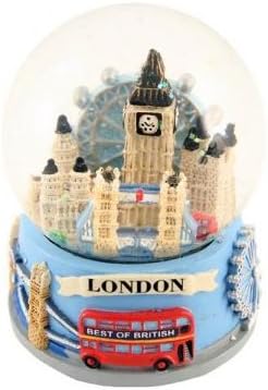 Elgate London Collage Souvenir Snowglobe Snowstorm (65mm)