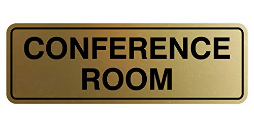 Panneau salle de conférence or brossé L pour en finir avec les salons perdus