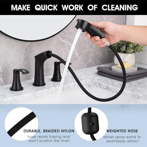 Sleek Efficient: Hole Bathroom Faucet with Sprayer Review