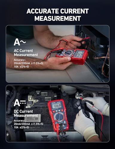 Astroai ABMUDM200MRD-US Digital Multimeter Voltage Tester thumb #3