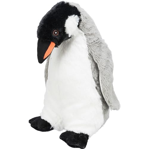 Trixie Pinguin Hundespielzeug Be Eco Erin - umweltfreundliches Plüschtier aus Recycling-Material, 28cm - nachhaltiges Kuscheltier Pinguin - Stofftier in schwarz-weiß - 34884