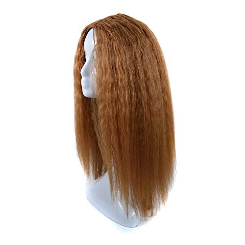 Perruque cheveux bouclés long brun clair idéal pour sublimer votre style