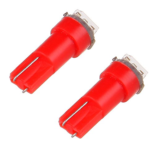 PA10x T5 LED Dashboard Bulb – 5050+3528 SMD White Light, 12V Wedge Base For Gauge Cluster