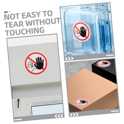 Autocollants avertissement de machine de sécurité PVC | 16 pièces - 7