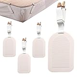 Eckblatthalter: Verstellbare Reggi-Blattträger, Set mit 4 elastischen Bettwäsche-Clips für...