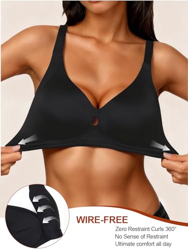 Image of Bras for Women Wireless Seamless Full Coverage Supportive Bralette
