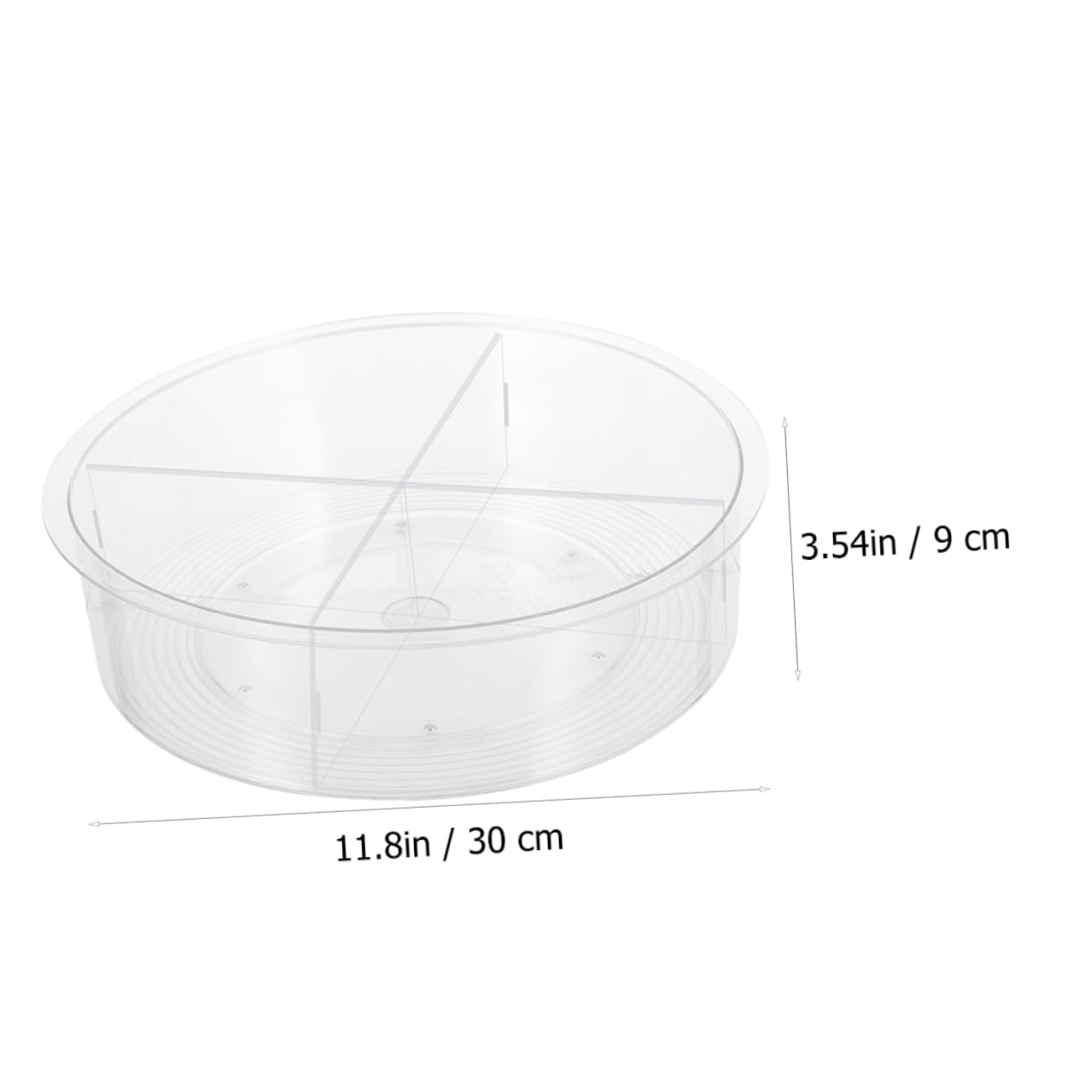 LABRIMP Dispensador Giratorio De Condimentos Organizador De Cocina Transparente Almacenamiento De Baño
