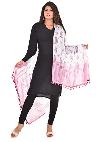 Image of Women's Solid Cotton Dupatta