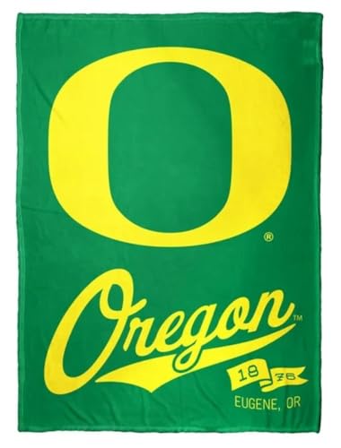 Northwest NCAA Era Oversized Silk Touch Collegiate Throw Blanket 55" x 70" (Oregon Ducks)