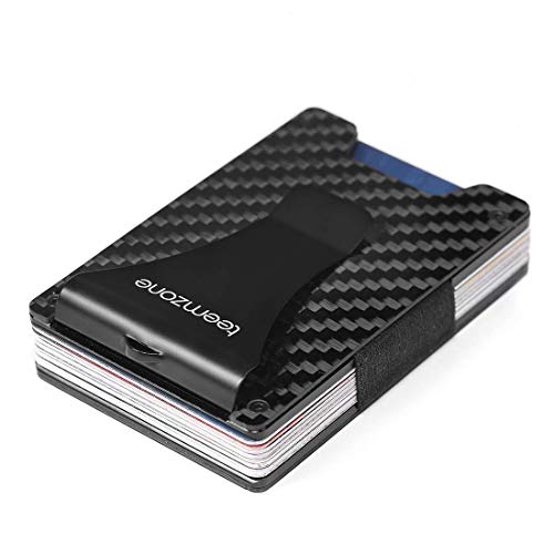 Mens Wallet,RFID Blocker,Minimalist Carbon Fibre Mens Slim Wallets Metal Blocking Signal Front Pocket Travel Money Clip for Men Secrid Aluminium Contactless Card Protector Secrid Credit Card Holder