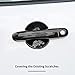 CheroCar for Jeep Renegade Door Handle Cover and Bowl Cover Trim for 2015-2025 Jeep Renegade (Black)…
