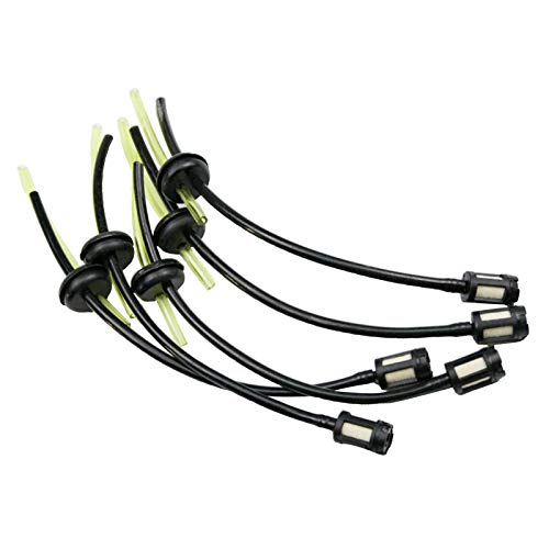 Fenteer 5 peças/conjunto de vedação de mangueira de combustível para aparador de escamote, amarelo,