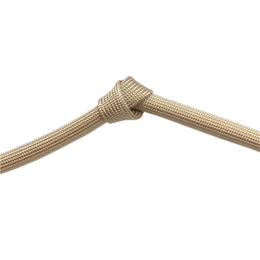 Gestione dei cavi Guaina in fibra di vetro intrecciata, tubo in morbida ad alta temperatura da 800 °C, guaina protettiva for cavi color caffè, 1 pezz0(12MMx10M)