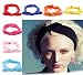 Ewandastore Women's Elastic Rabbit Ear Headband Turban Headwrap Knotted Soft Twisted Headband Cross Knot Hair Bands(Black)
