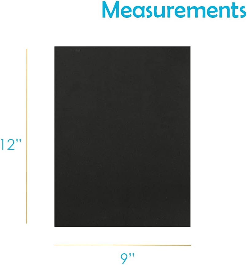 Houseables EVA Foam Sheets, Craft, Cosplay, 6mm Thick, Black, 10 Pack, 9 X 12 Inch, Art Supplies, Paper Scrapbooking, Crafting Foams, Foamie Crafts, for Kids, Boy Scouts, Halloween, Shoe Insole : Arts, Crafts & Sewing
