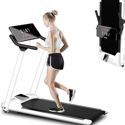 Image of Folding Treadmills Foldable Treadmill, Home Fitness Equipment, Small Folding Weight Loss Slimming Treadmill, Mute Walking