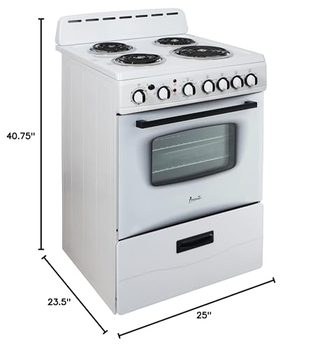 image for Avanti ERU240P0W Electric Range Oven Compact Design, 2.6-Cu.Ft. Capaci