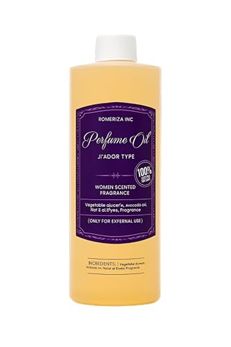 Ji'ador Type Perfume Oil for Women Scented Fragrance - Long-Lasting Scent - Perfect for Daily Use, Multi use oils, Ideal for Fashionable Women Quality Ingredients Women's Fragrance