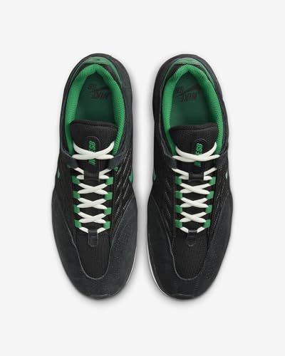 Nike SB Vertebrae Men's Shoes (FD4691-003, Black/Black/Summit White/Malachite) Size 104