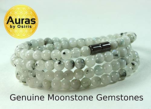 Genuine Moonstone Necklace For Men/Women Aa Grade Moonstone Gemstone Necklace Handcrafted By Master Shaman Made In Usa #TOP2