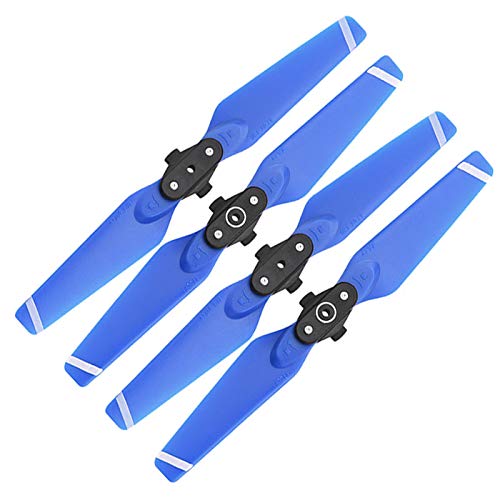 4 Hélices Faible Bruit 4730F Pour DJI Spark – Props Pliable Rapide Rouge + Blanc – Rechange Silencieux
