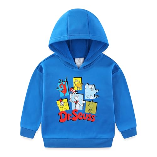 Image of Dr. Seuss Cat in the Hat Boys Hoodie and Pants Set for Toddler to Big Kids