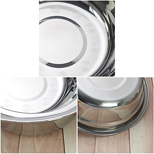 Set de 6 tazones de acero inoxidable para mezclar ensaladas miniatura 3