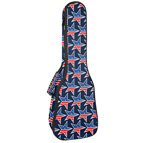 Sac ukulélé ténor étanche et rembourré avec motif étoiles pour transporter votre instrument