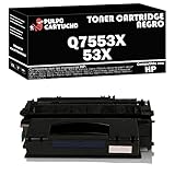 7.000 Páginas Pulpo Cartucho - Toner Q7553X Negro Compatible con HP Q7553X / Ref. 53X - Valido para Impresoras Laserjet P2010, P2011, P2012, P2013, P2014, P2015 / Professional P2011, P2012, P2013, P2014, P2015