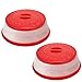 Collapsible Microwave Plate Cover Microwave cover for Food ,Dishwasher Safe,BPA Free,10.5 Inch,2 Pack