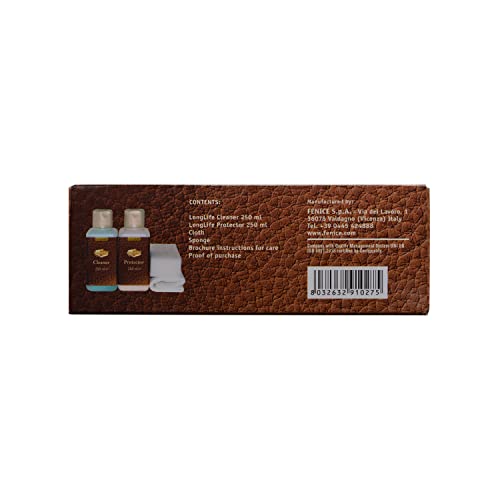 Lederpflegeset Longlife für Glattleder, 250ml Cleaner und Protector