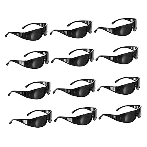 DOITOOL 12pièces Lunettes De Soudage Protection pour Soudage Électrique Yeux Sécurité Travaux Mining Repair