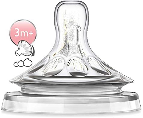 Bico Mamadeira Pétala Fluxo Variável, Philips Avent, Transparente