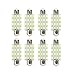 8X Bombilla Lampara 16 LED 3528 SMD 12V Luz Blanco Coche