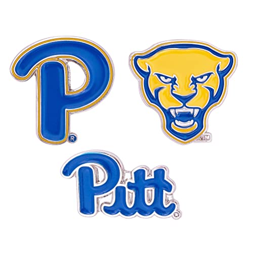Image of Desert Cactus University of Pittsburgh Lapel Pin PITT Panthers Made of Metal for Formal Wear, Bag and Hat Jewelry, and Tie Tack (Pin Set)