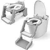 APPRENTISSAGE PROPRETÉ ENFANT: Ce réducteur toilette enfant révolutionnaire encourage l'autonomie grâce à un design ergonomique. Conçu comme un pot bébé toilette intelligent, il aide les enfants à adopter des habitudes durables d'utilisation des toilette enfant grâce à des expériences amusantes. Le rehausseur toilette enfant 2-en-1 s'adapte parfaitement à chaque étape d'apprentissage.