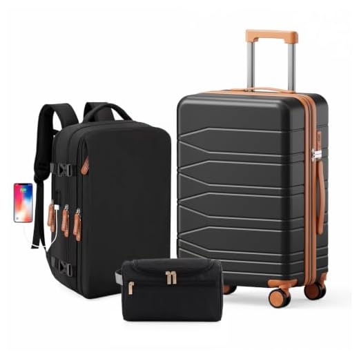 Premium 3-Piece Travel Luggage Set