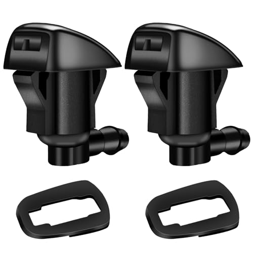XUKEY Buse de lave-glace pour Jeep Grand Cherokee, 85381AE020 2 pièces buses de lave-glace de voiture buse de pulvérisation de pare-brise avant pour Toyota Camry Land Cruiser Prado Hilux