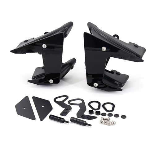 �o�C�N �X�N���[�� �t�����g �̂��߂Ƀ��}�n�ɓK�� MT-09 SP 2017 2018 2019 2020 �I�[�g�o�C�_�E���t�H�[�X���X�|�C���[�Œ�E�C���O���b�g�t�F�A�����O�E�C���O(Black)