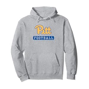 Pittsburgh Panthers Football Gray Officially Licensed Pullover Hoodie