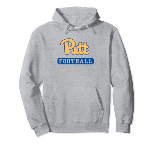 Pittsburgh Panthers Football Gray Officially Licensed Pullover Hoodie