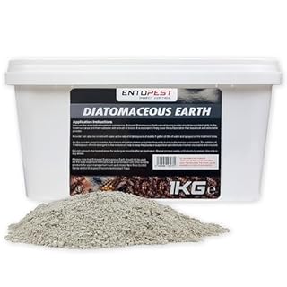 Entopest - 1Kg Diatomaceous Earth Powder - Ant killer, flea killer, insect killer, bed bug killer, silverfish killer, Pests Control for Crawling Insects, Pest Organic Non-Toxic