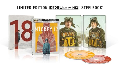 Mickey 17 (4K Ultra HD Steelbook + Blu-ray + Digital)