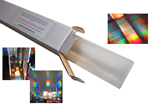 Image of Diffraction Grating Sheet - Do-it-Yourself Sun Catcher - Bring Rainbows Into Your Home