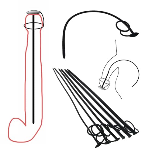 Bâton de sondage lisse avec couvercle et anneau, 6 tailles en option, extensible spécialement pour l'entraînement -D50FR (8.5mm)