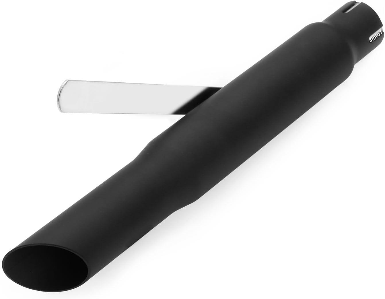 Shorty Muffler 16" Slash Cut Tip - Flat Black - Bobber Cafe Racer Chopper Dragster