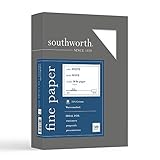 Southworth Fine Business Paper, 20.05 Cotton, 20 lb , White,500 Sheets (403C)
